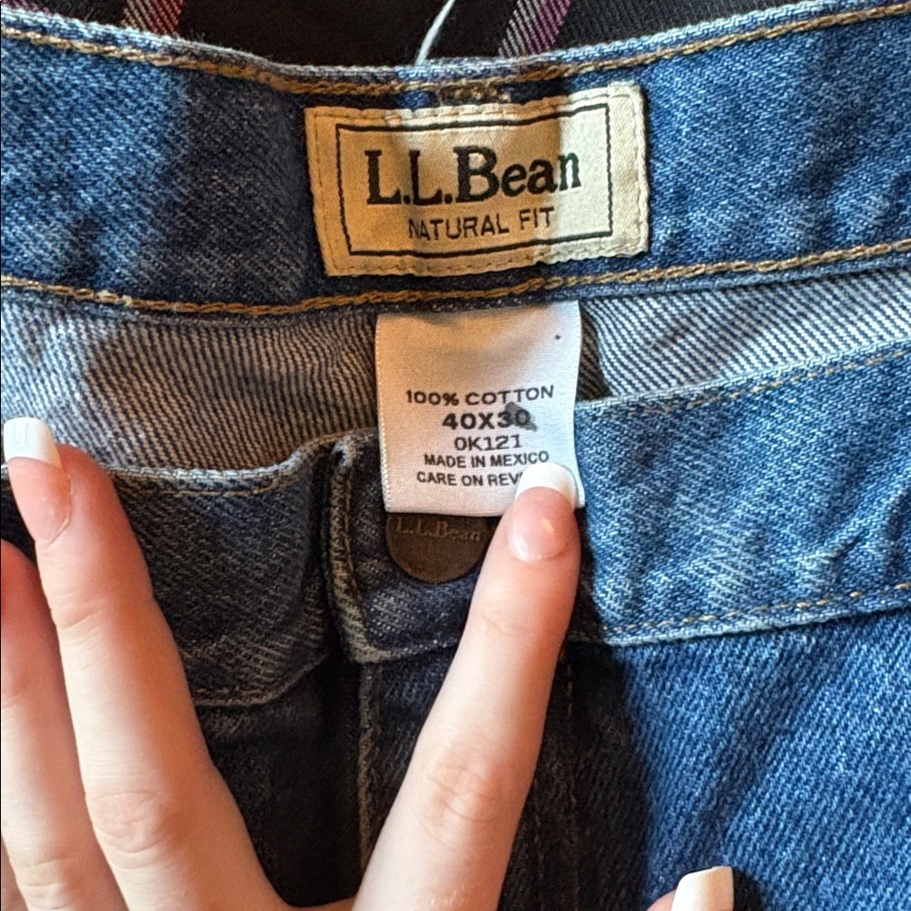L.L. Bean Blue Relaxed Men’s Jeans
